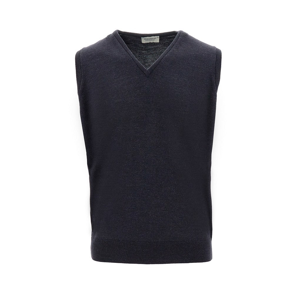 Extrafine merino wool vest