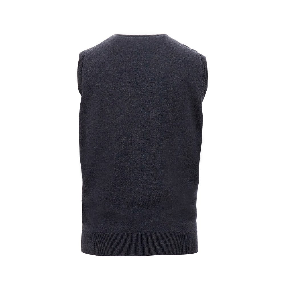 Extrafine merino wool vest