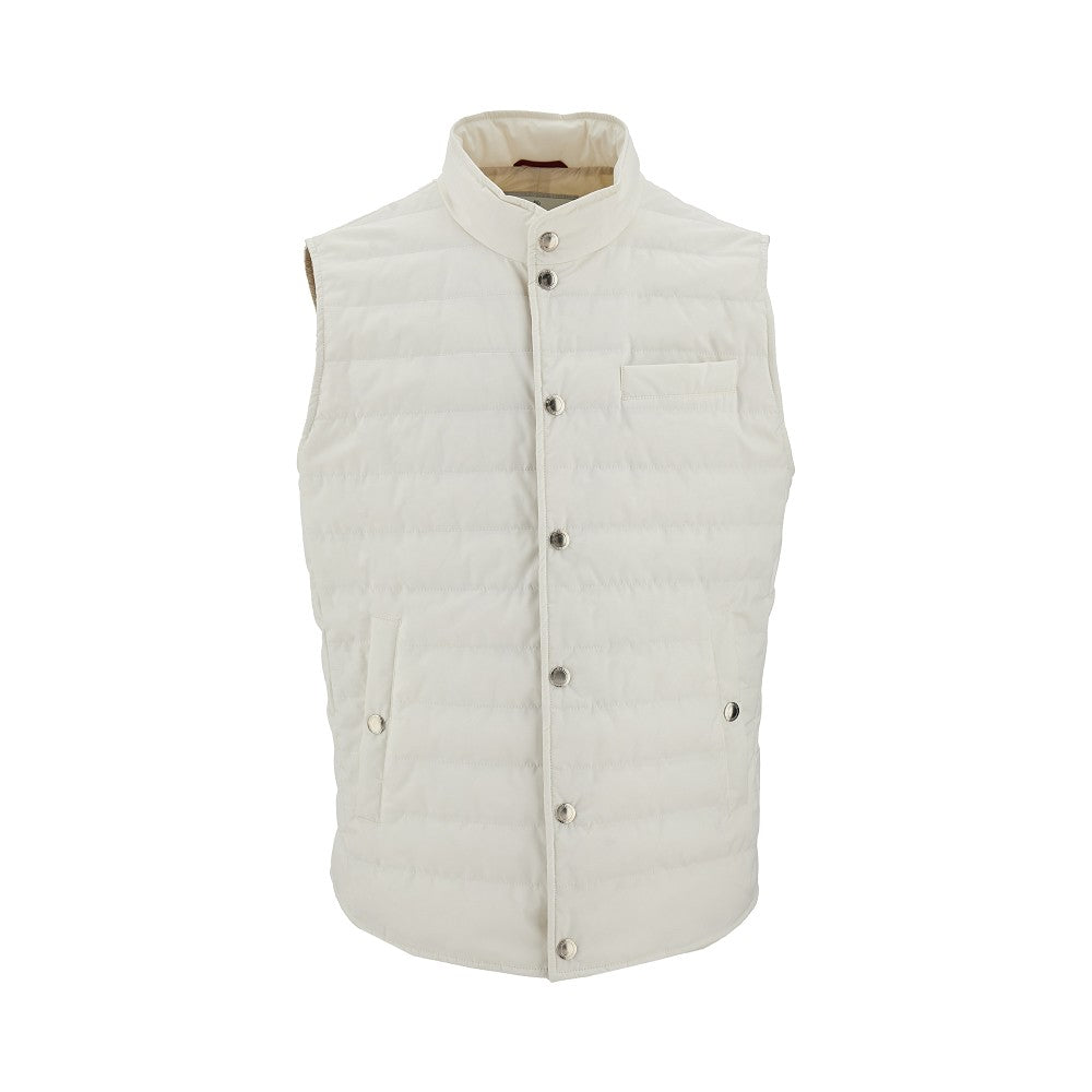 Stretch nylon padded vest