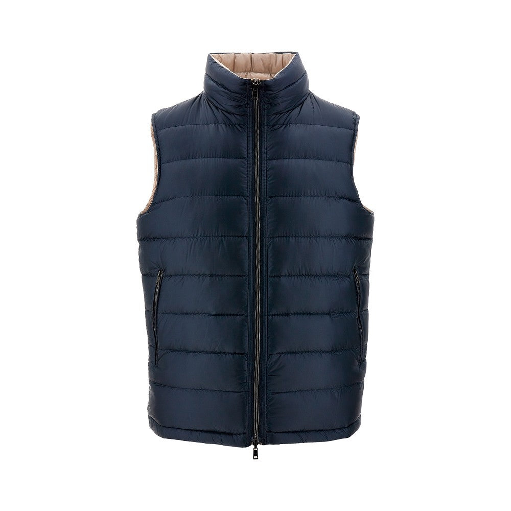 Padded nylon reversible vest