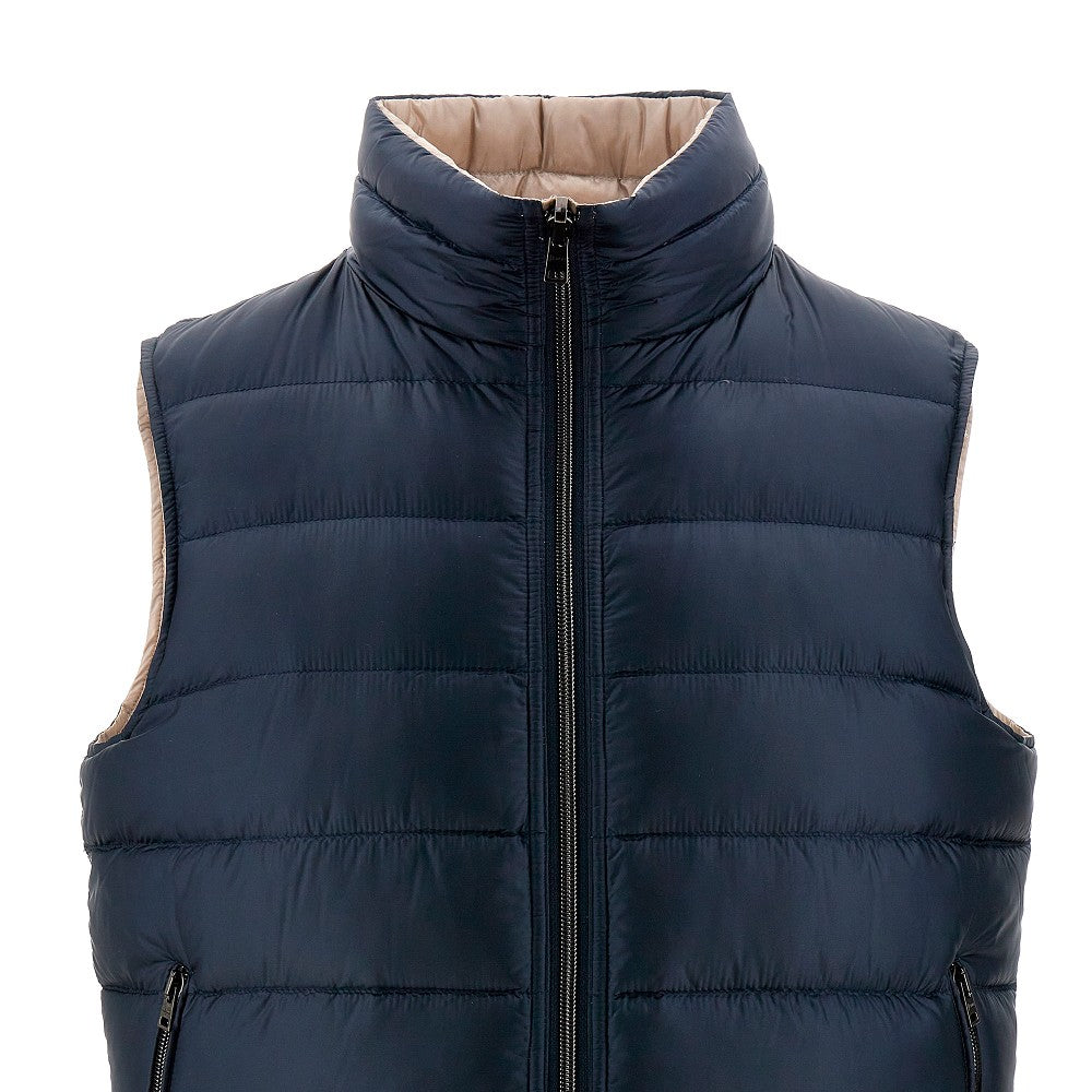 Padded nylon reversible vest