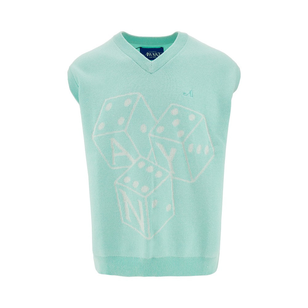 Gilet in maglia 'Dice'