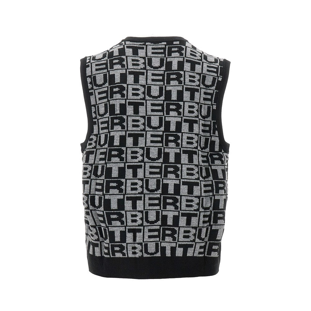 Jacquard knitted vest