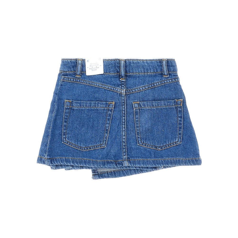 Denim mini skirt