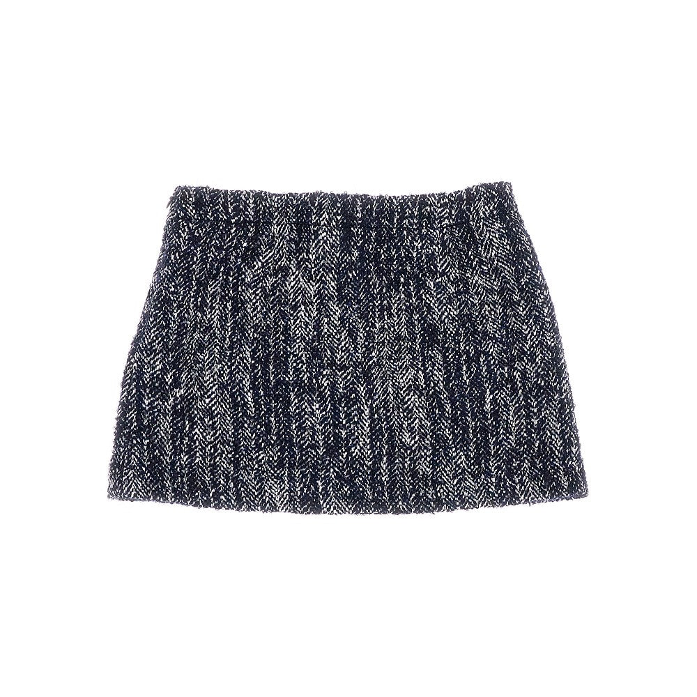 Minigonna in tweed
