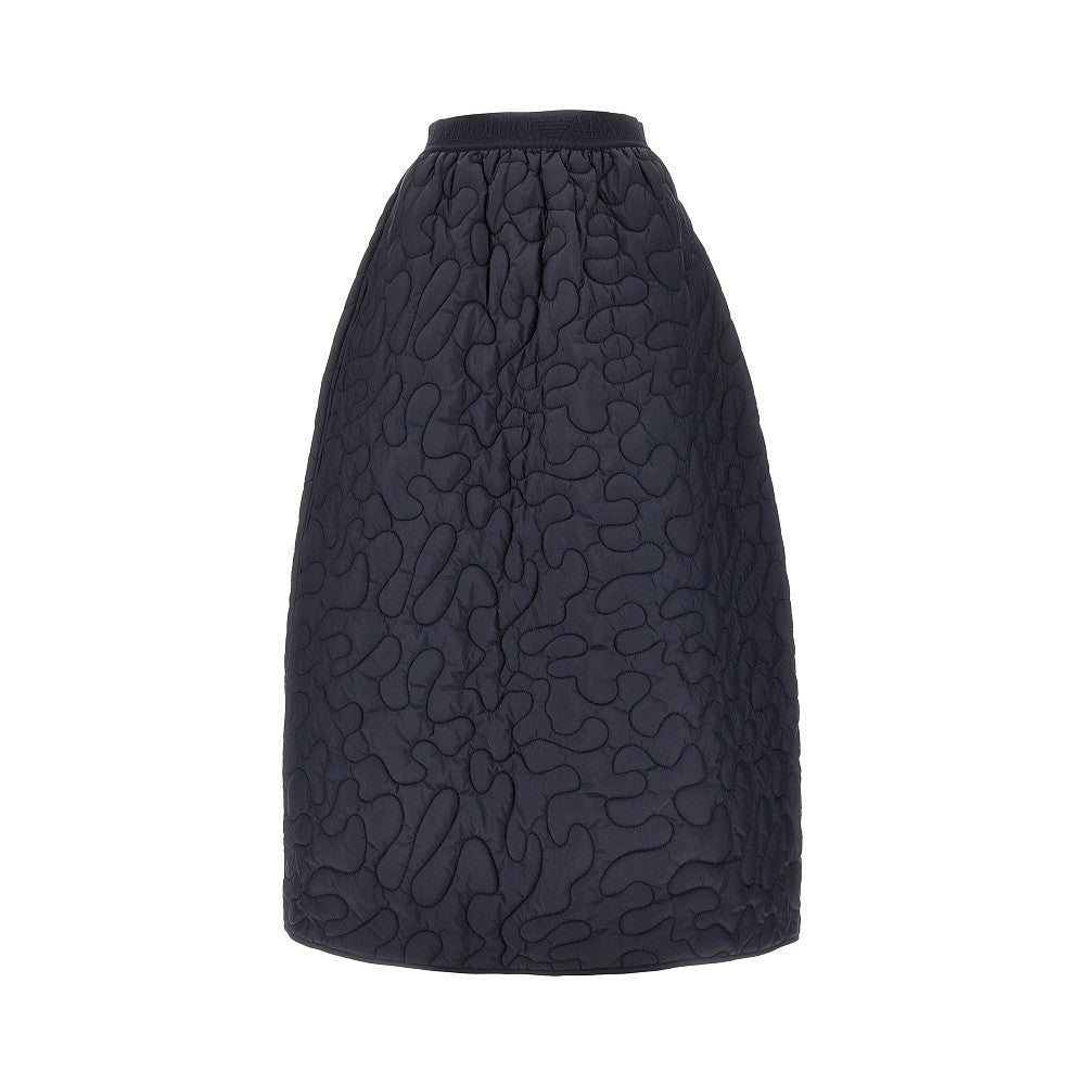 ASV quilted nylon midi skirt