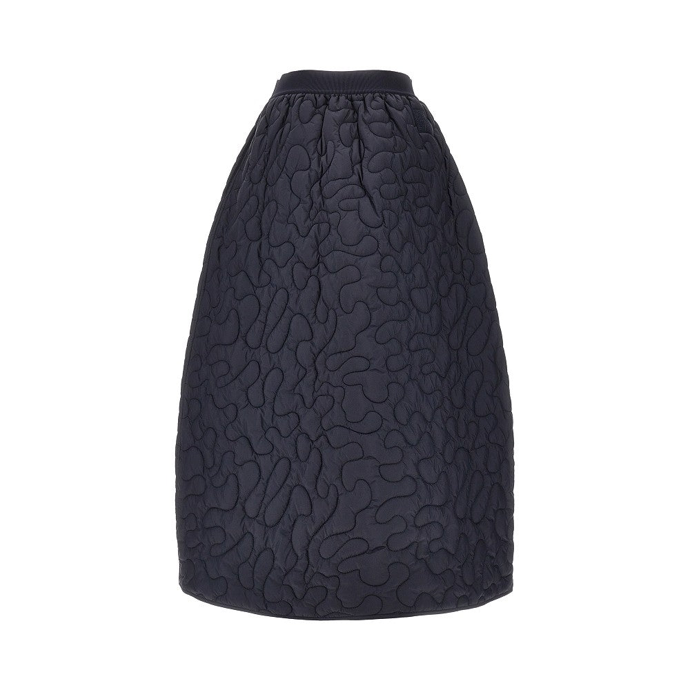 ASV quilted nylon midi skirt