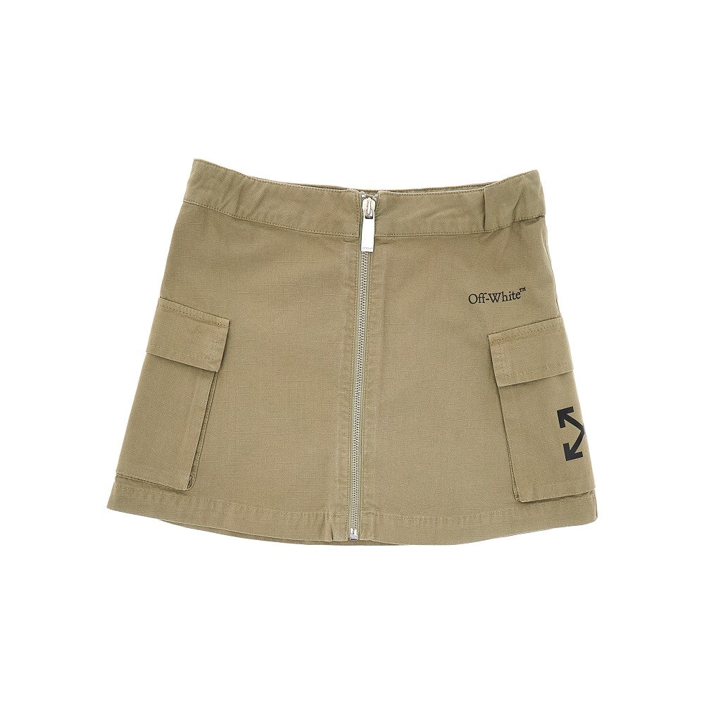 Ripsto cargo mini skirt