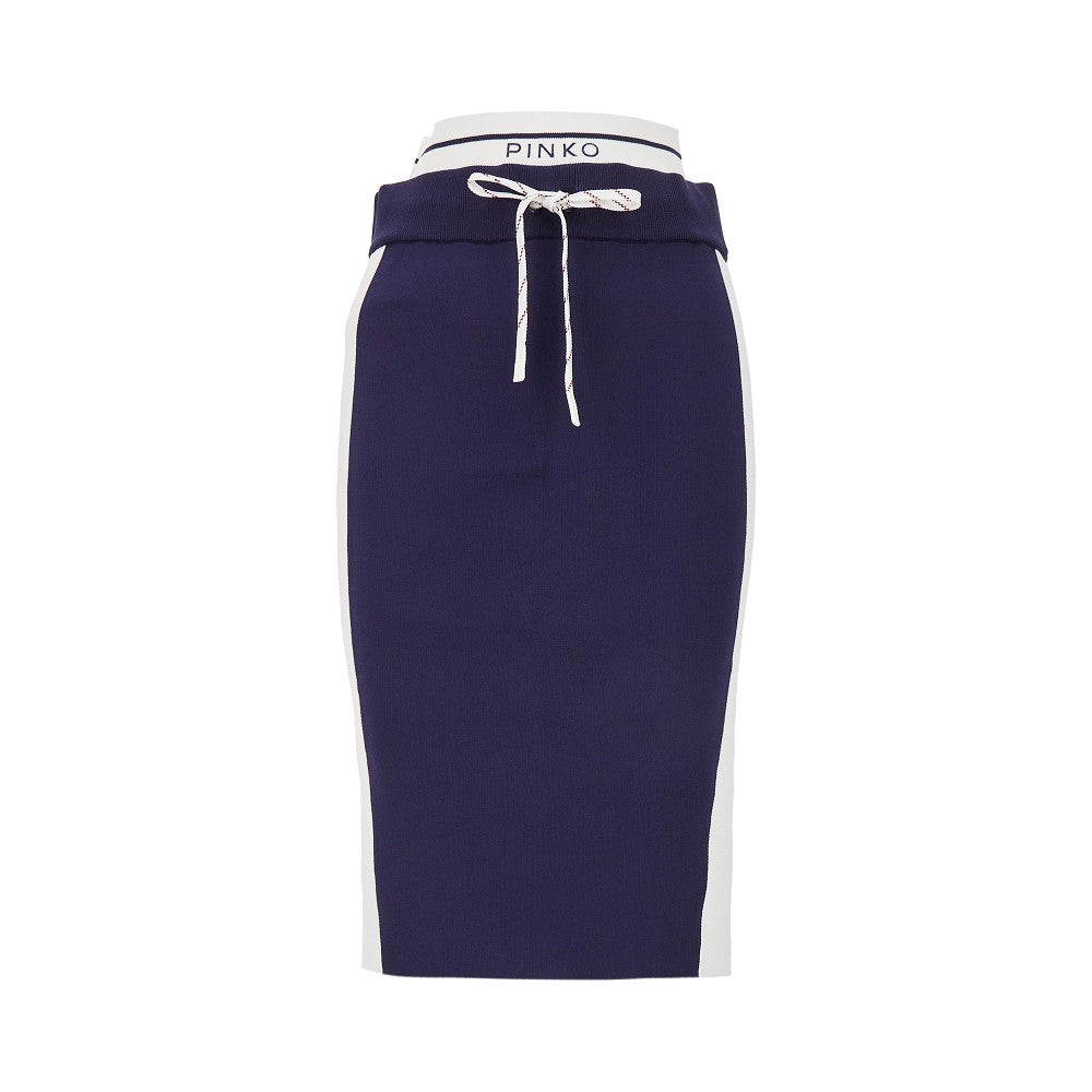 Knitted pencil skirt