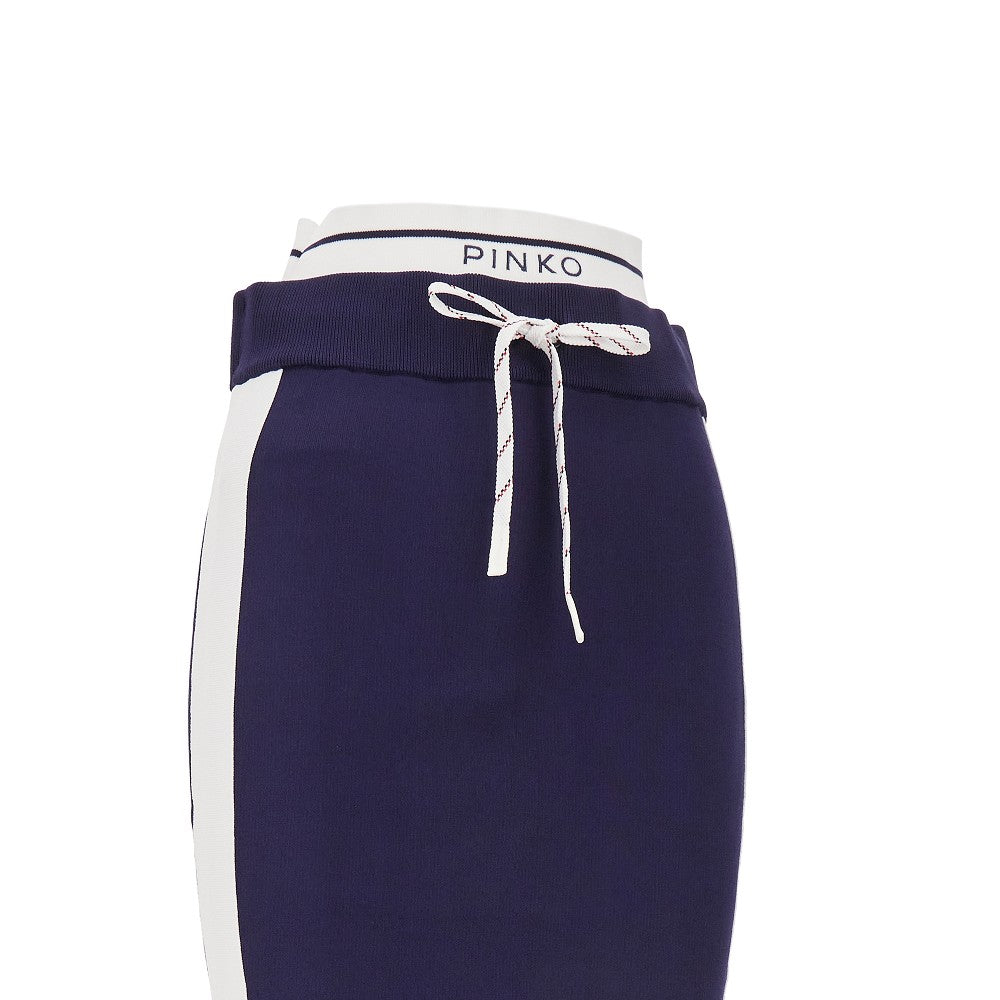 Knitted pencil skirt