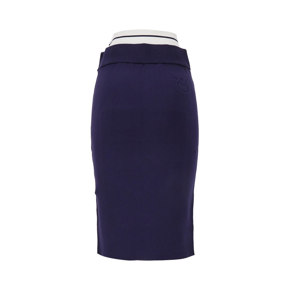 Knitted pencil skirt