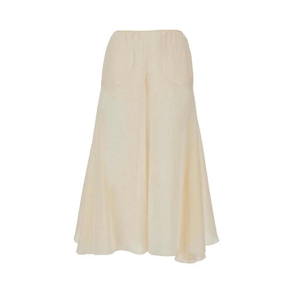 Silk georgette pants