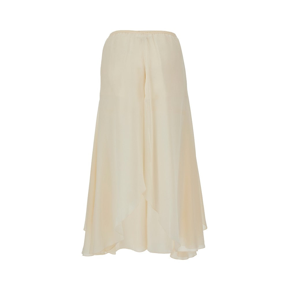Silk georgette pants