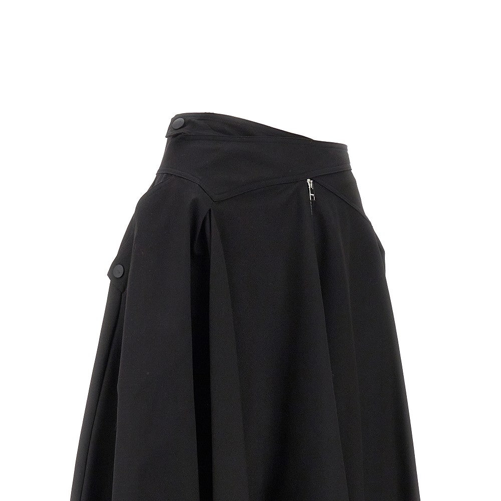 Gonna midi in gabardine