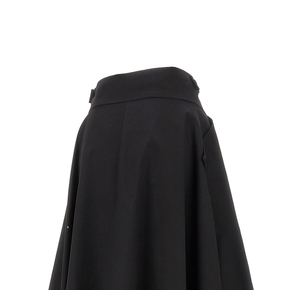 Gonna midi in gabardine