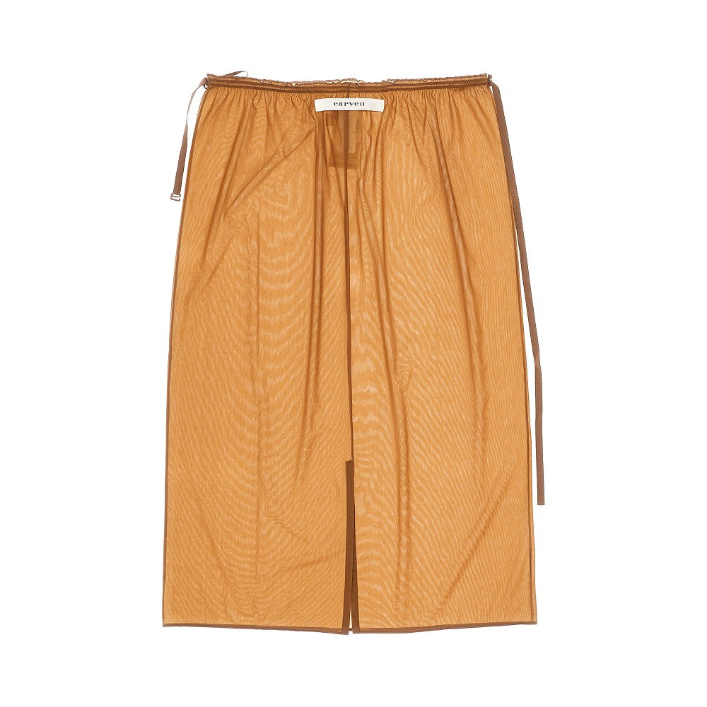 Stocking jersey skirt