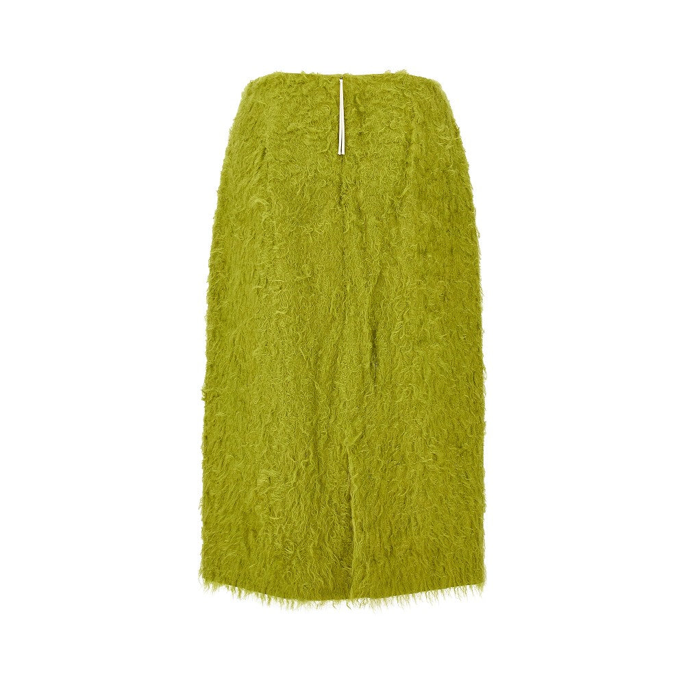 Jacquard viscose skirt