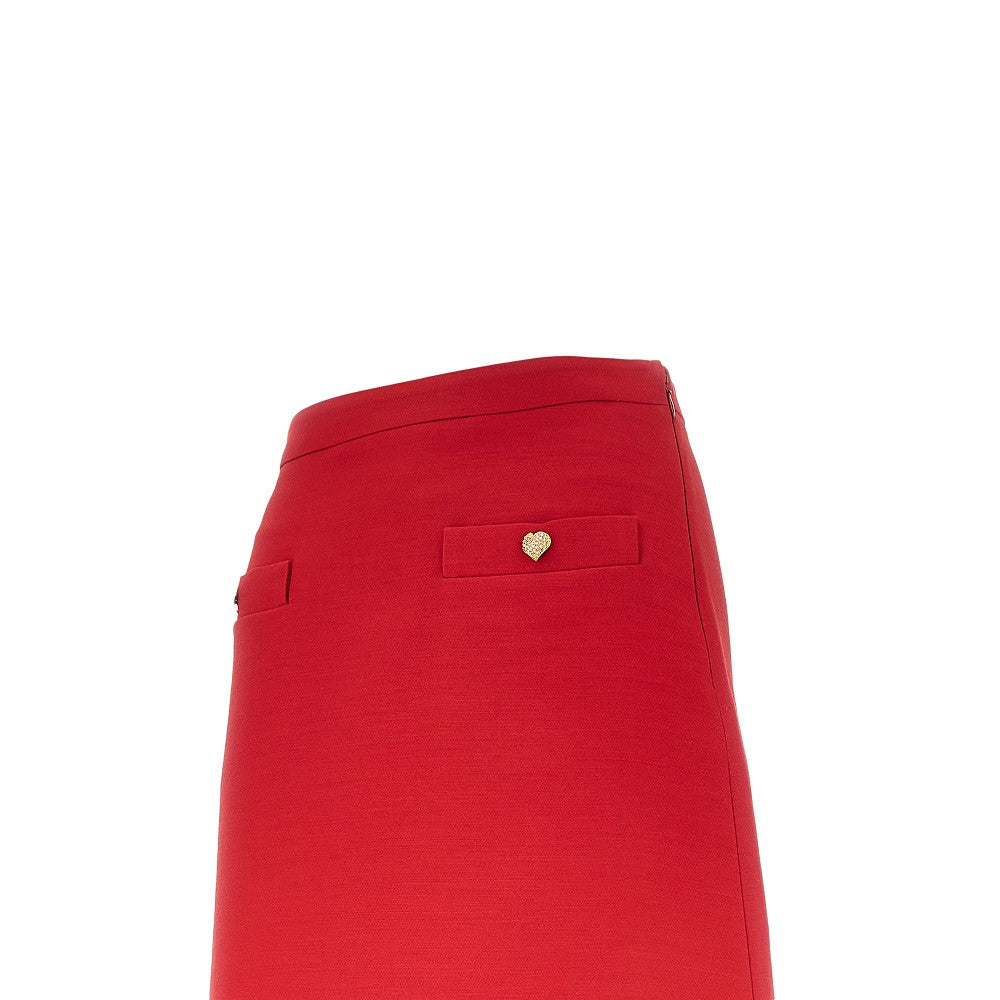 Minigonna in Crepe Couture