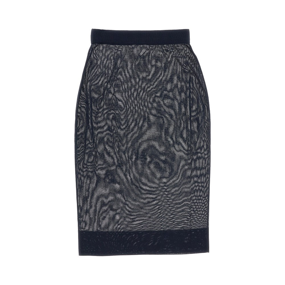 Knitted pencil skirt