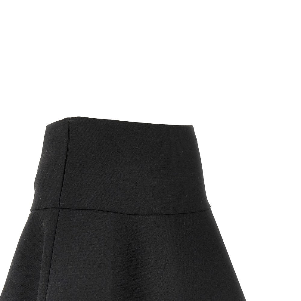 Mini gonna in gabardine