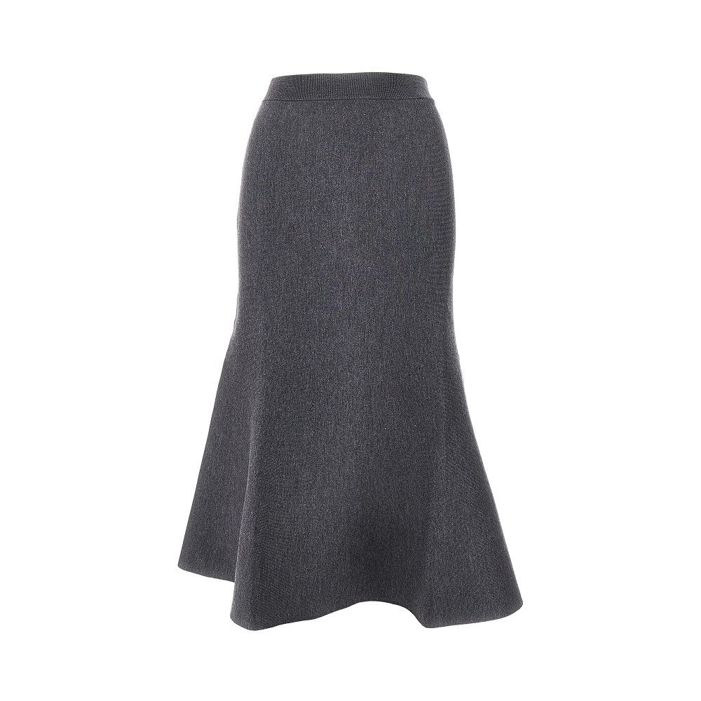 Gonna midi svasata in maglia