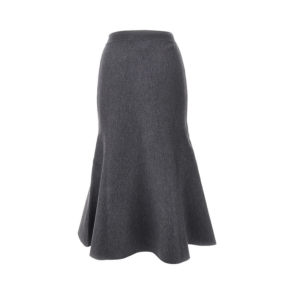 Gonna midi svasata in maglia