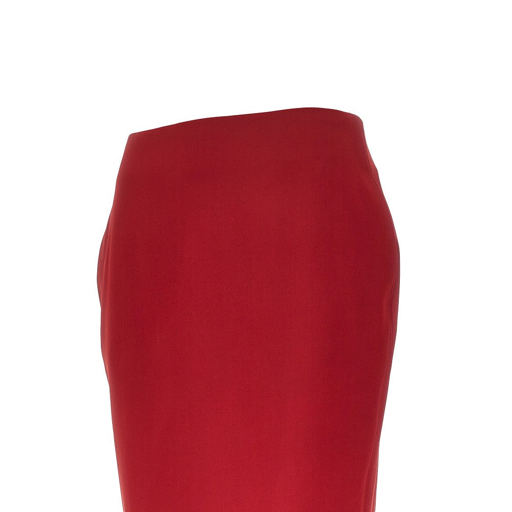Gonna a matita in satin stretch