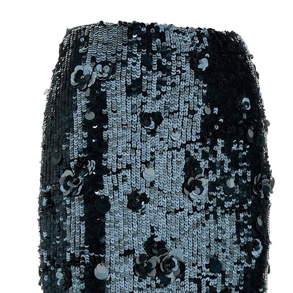Gonna longuette in paillettes 'Glow'