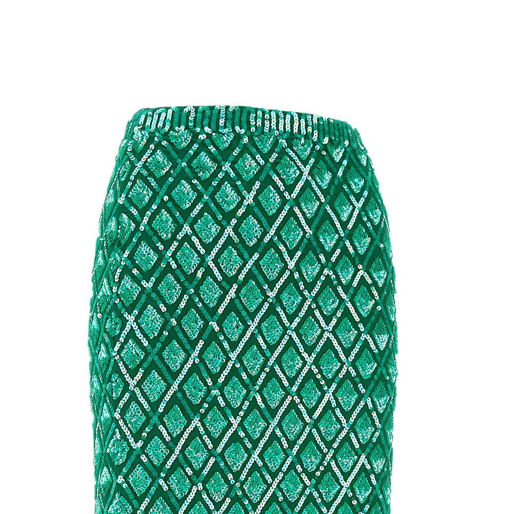 Gonna longuette in paillettes