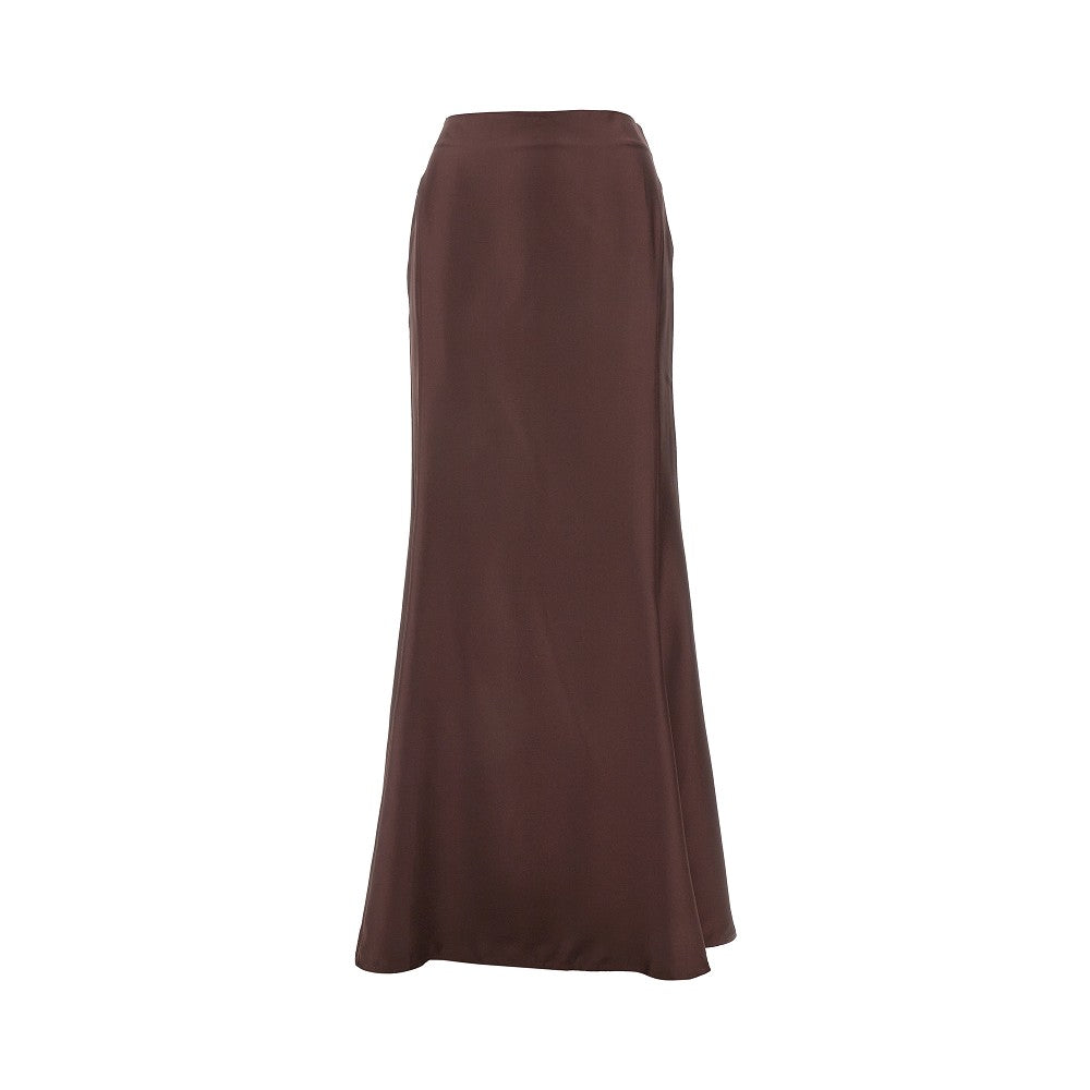 'Dalupiri' silk long skirt