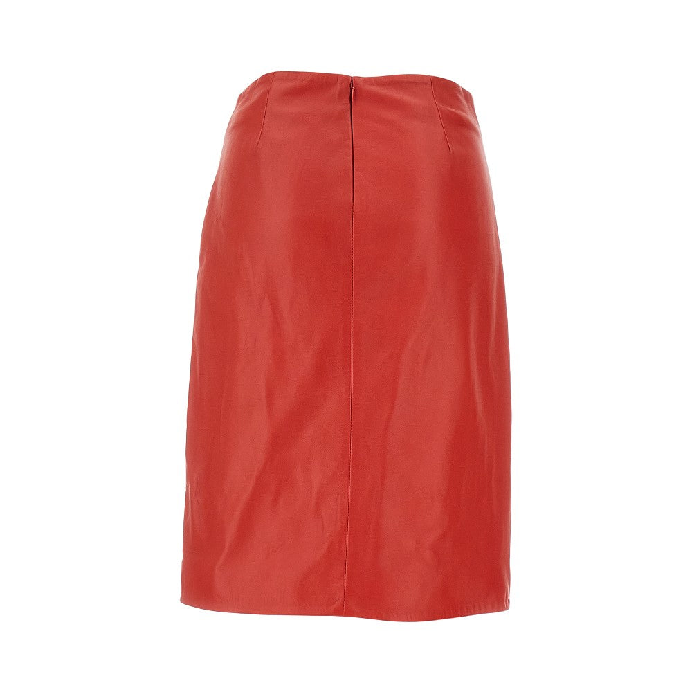 'Ekare' leather skirt
