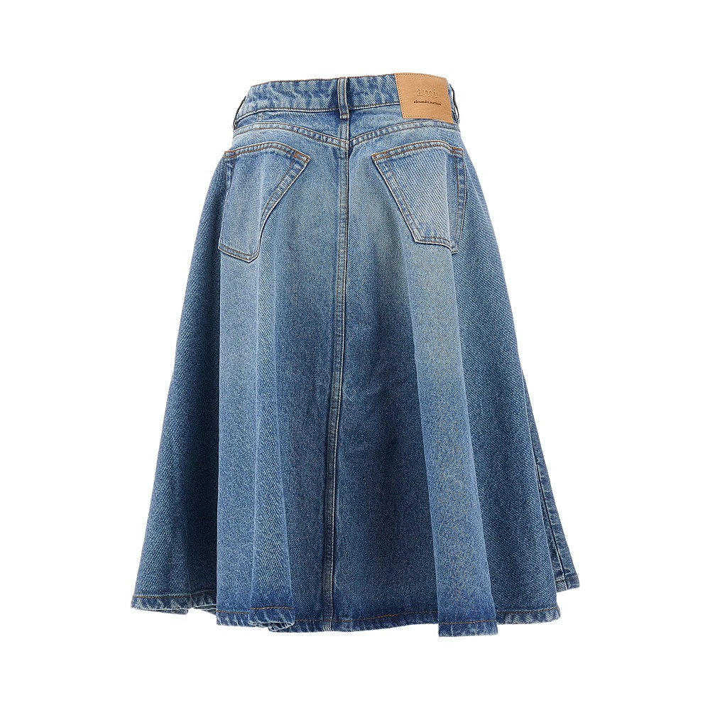 Gonna midi in denim