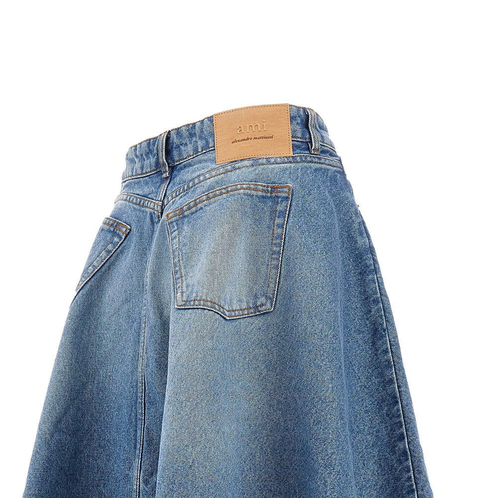 Gonna midi in denim