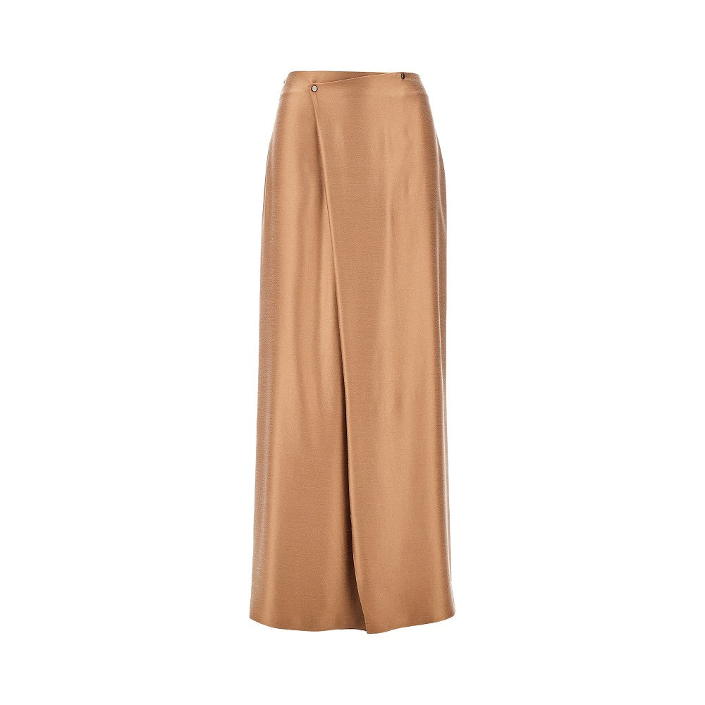 Gonna lunga in satin