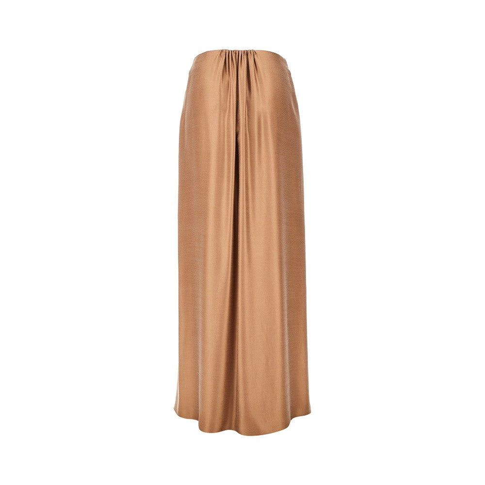 Gonna lunga in satin