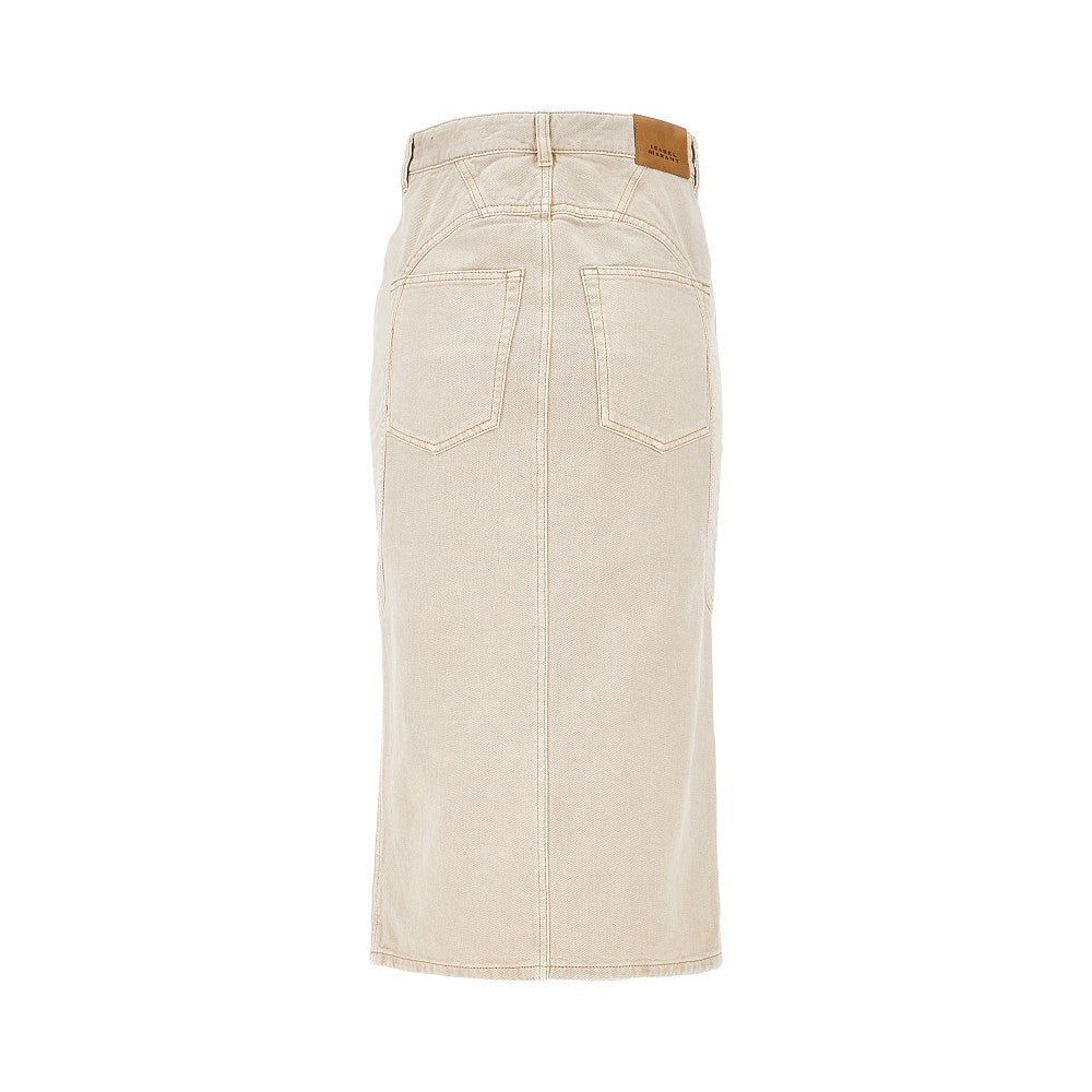 Gonna midi in denim 'Britt'