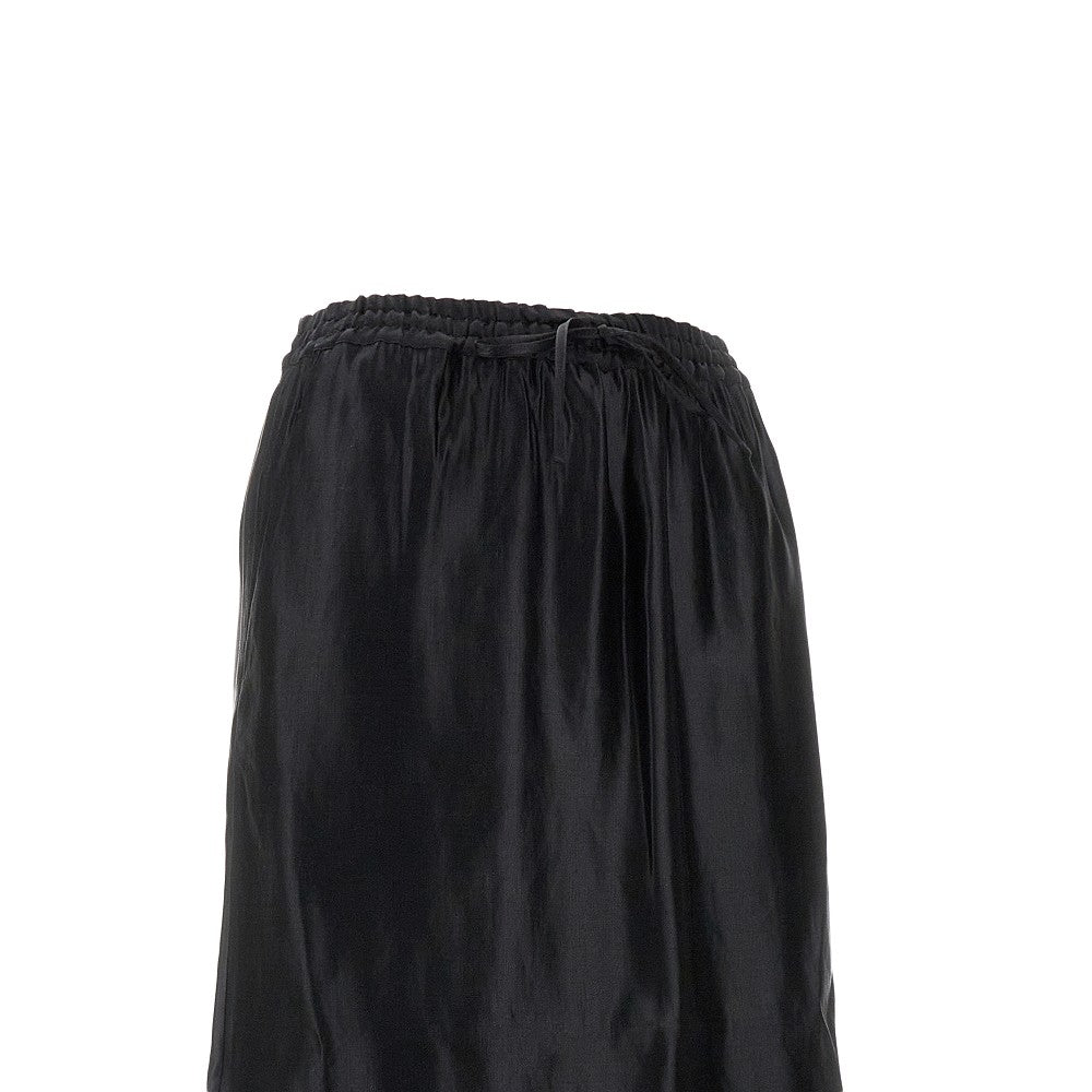 'Liam' satin long skirt