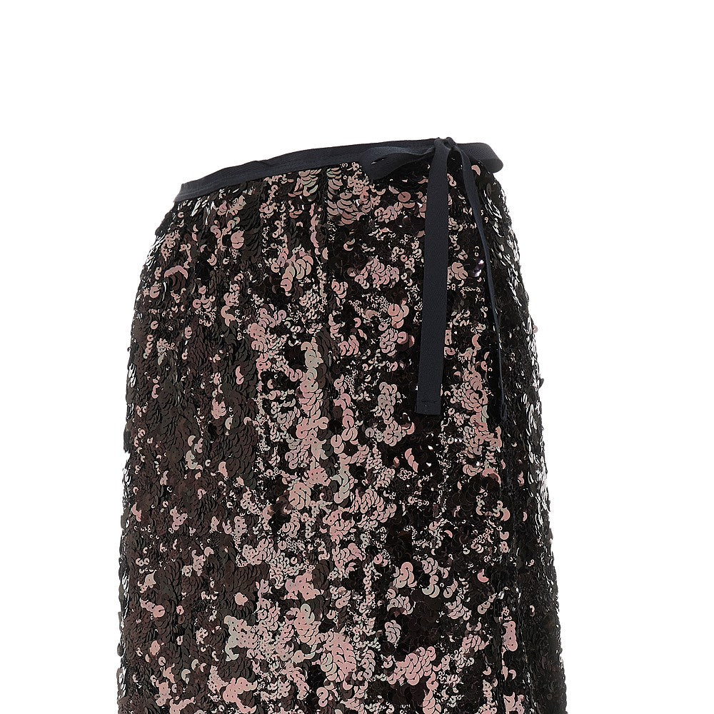 Gonna midi in paillettes