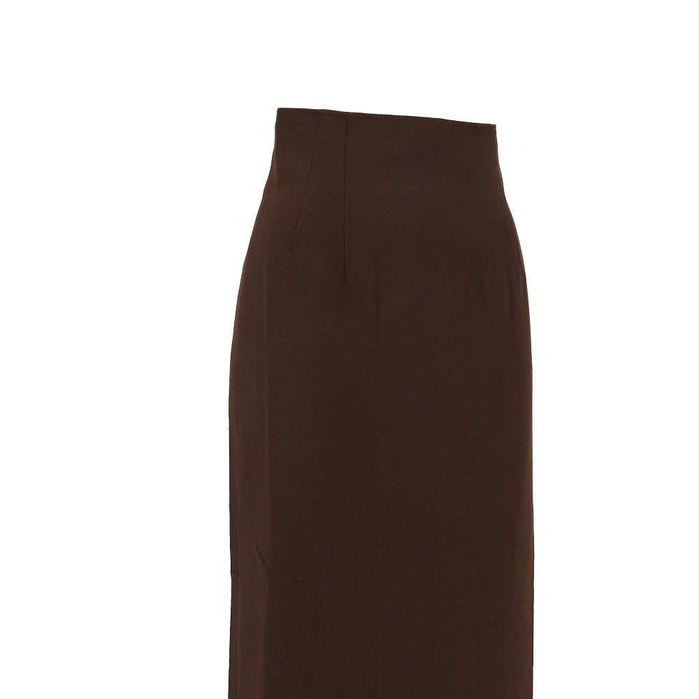 Gonna lunga 'Shelby' in misto lana stretch