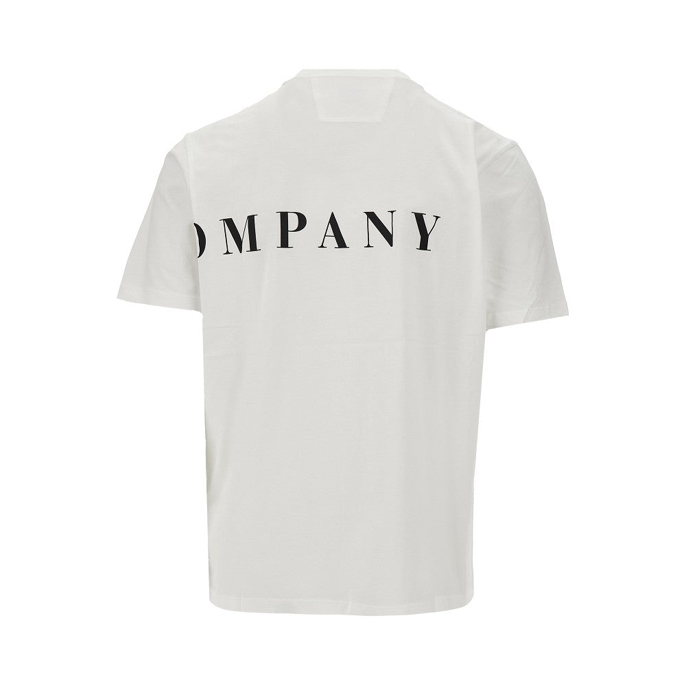 T-shirt con stampa logo lettering