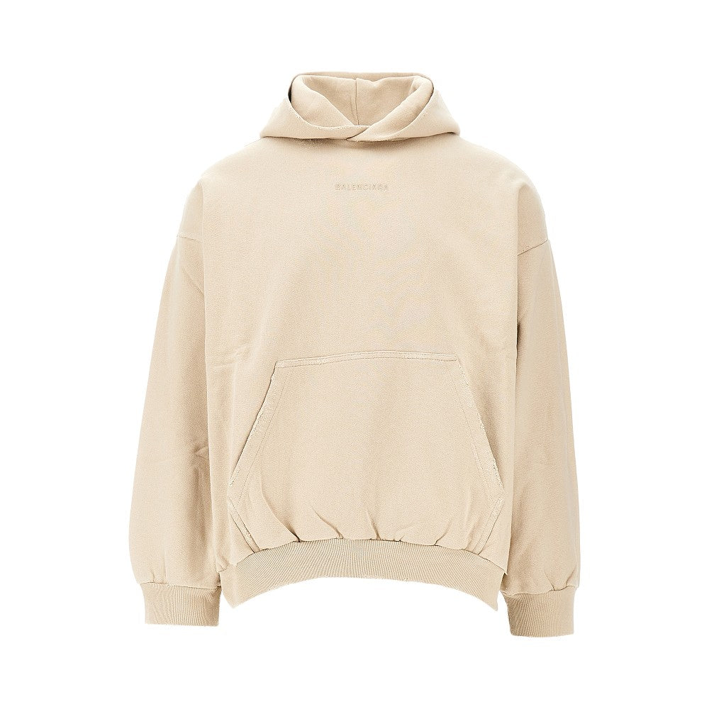 'Balenciaga Back' distressed hoodie