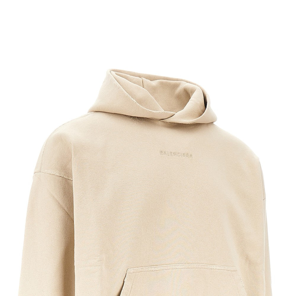 'Balenciaga Back' distressed hoodie