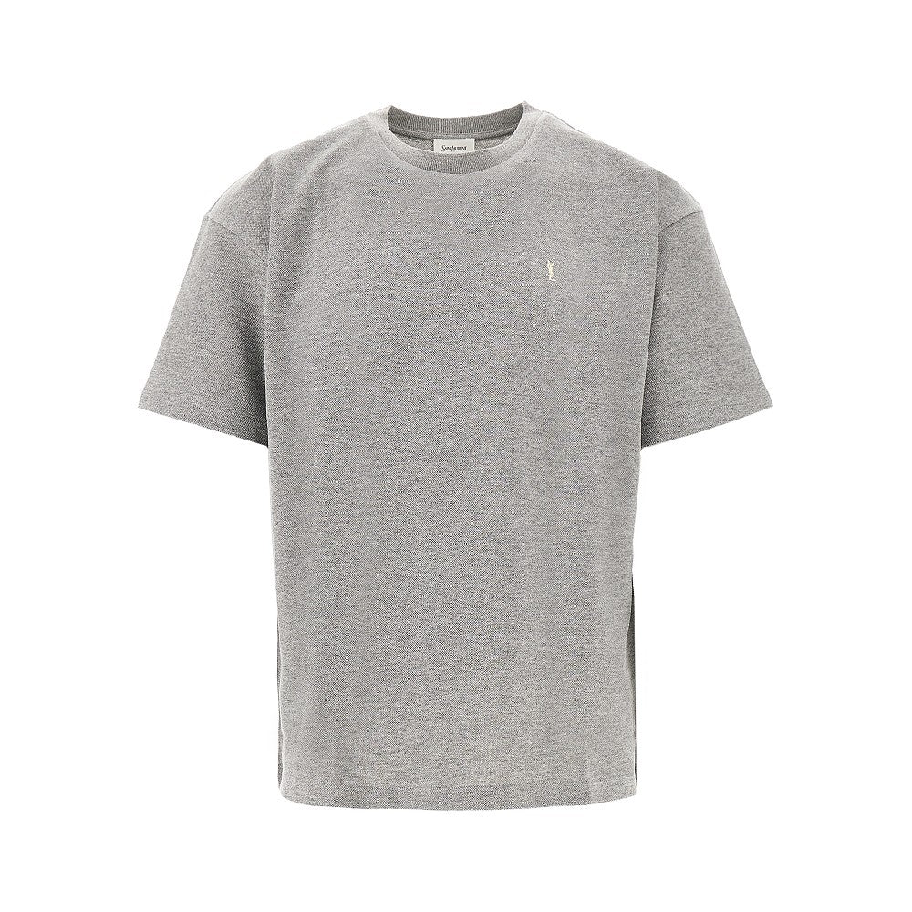 YSL embroidery piquet T-shirt