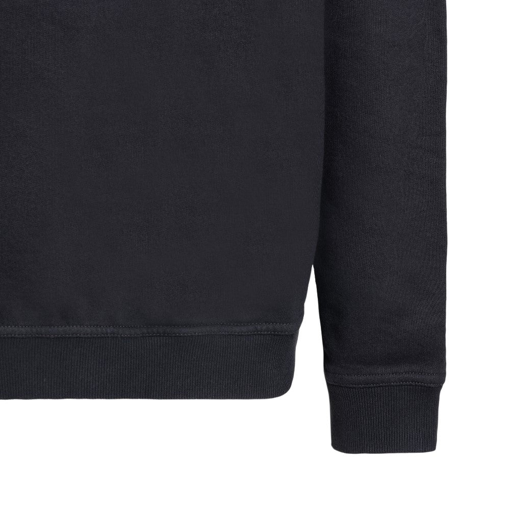 Upside-down logo embroidery hoodie