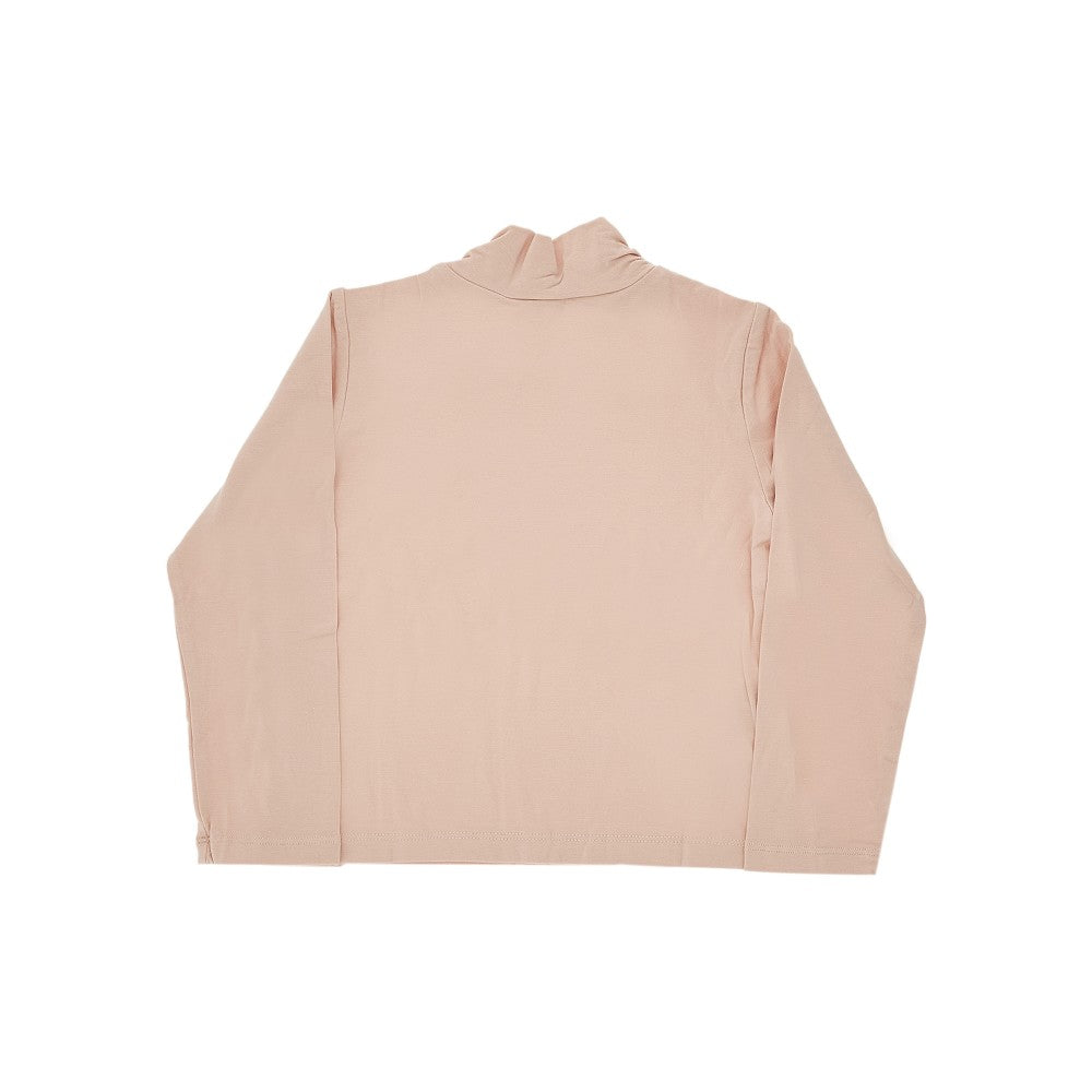 T-shirt a manica lunga in viscosa stretch