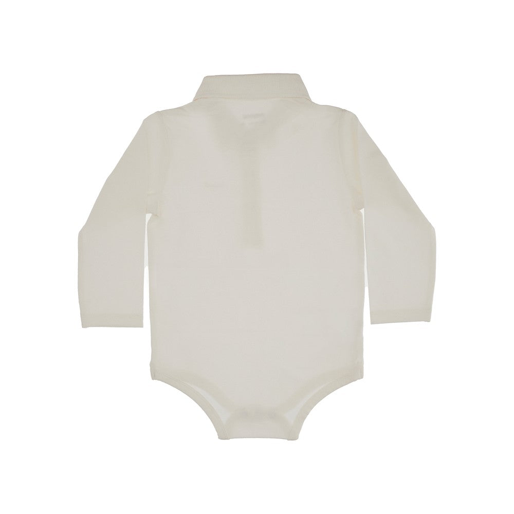 Cotton polo bodysuit