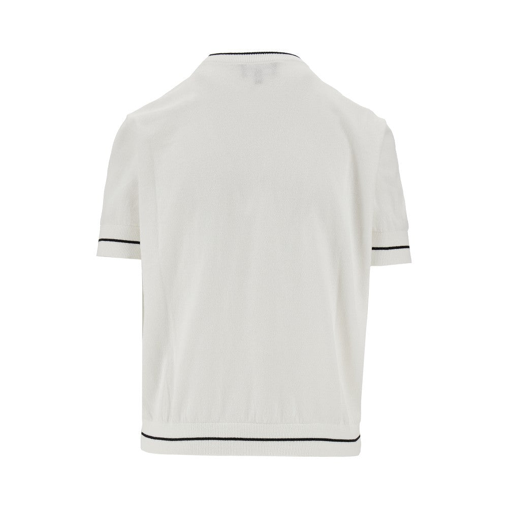 Pullover con ricamo Eagle all-over