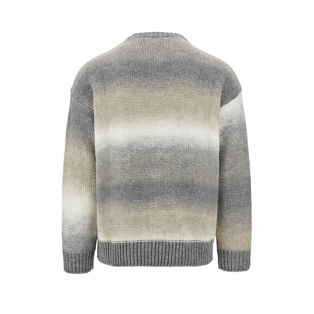 Pullover in misto lana sfumato