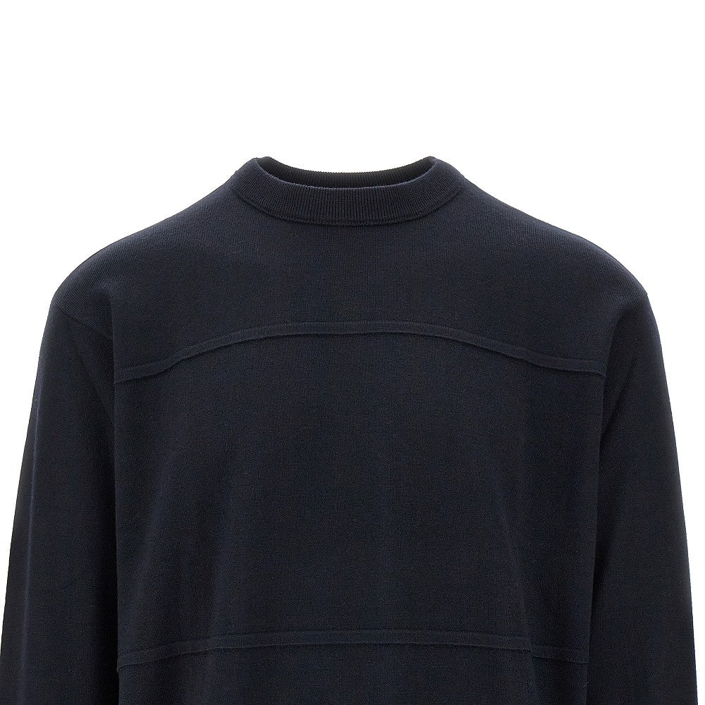 Three-shade wool sweater