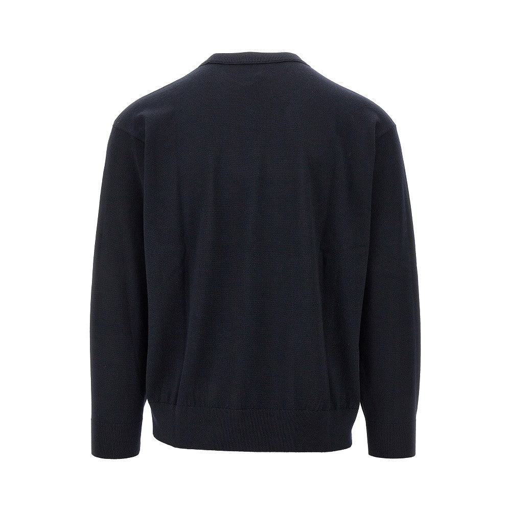 Three-shade wool sweater